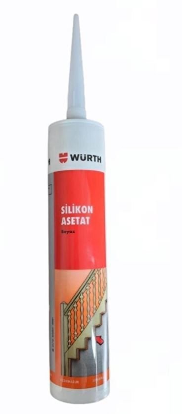 WÜRTH SIHHİ SİLİKON ASETAT BEYAZ  310ml.